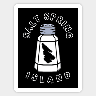 Salt Spring Island Salt Shaker - Salty Gift for Tourists - Salt Spring Island Sticker